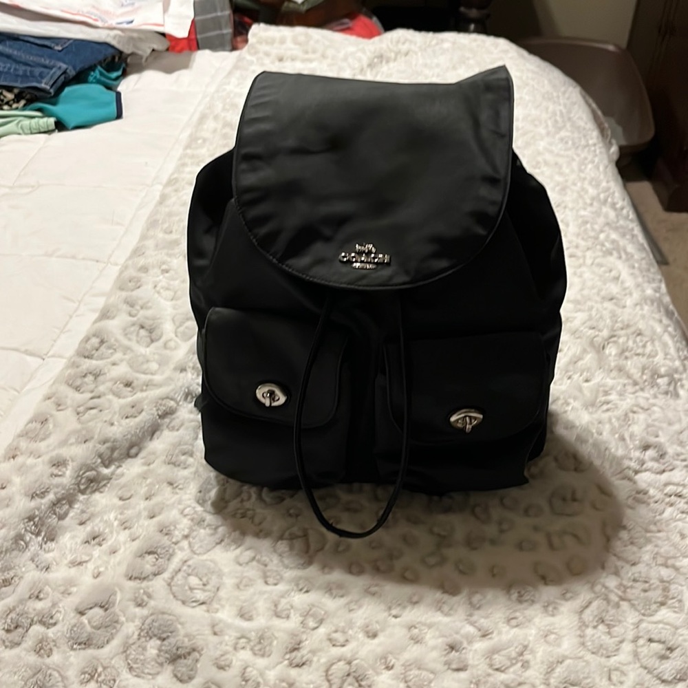 Women’s Nylon Coach Backpack Purse